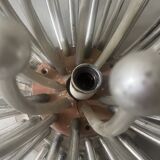 Pistillo wall or ceiling lamp in chrome by Valenti Luce, 1970s design