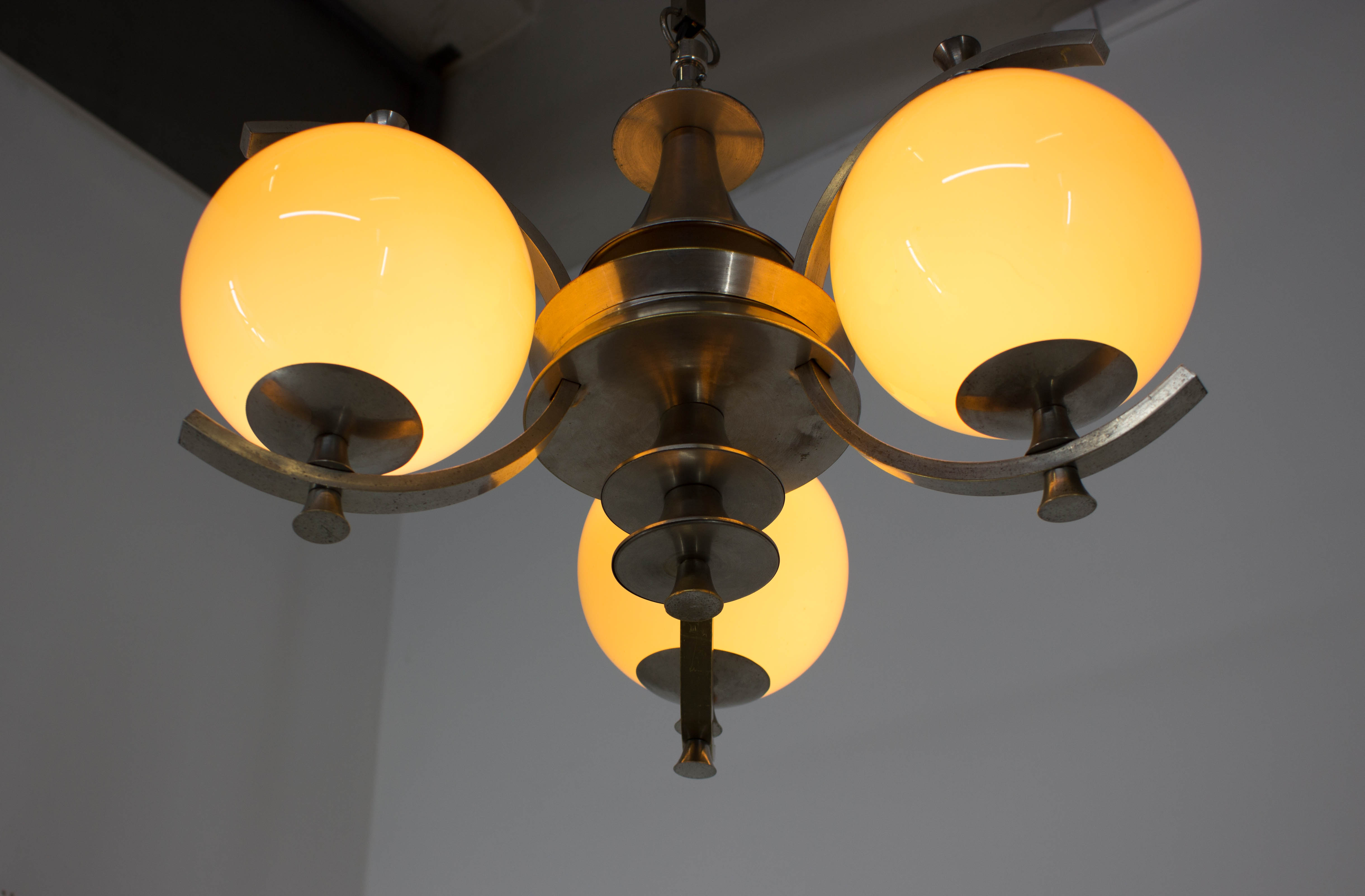 Rare Art Deco Chandelier, 1920s