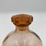 Pink glass shot decanter