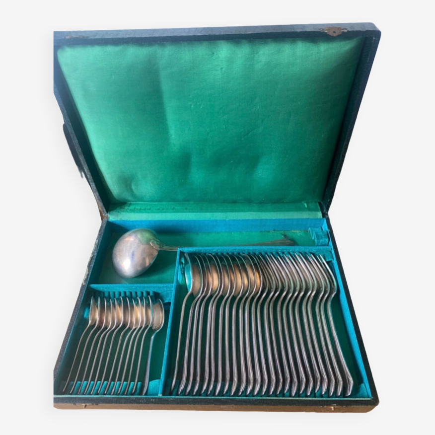 Ménagère métal argenté complète (37 pièces) | Selency