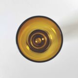 Vintage Scandinavian amber vase