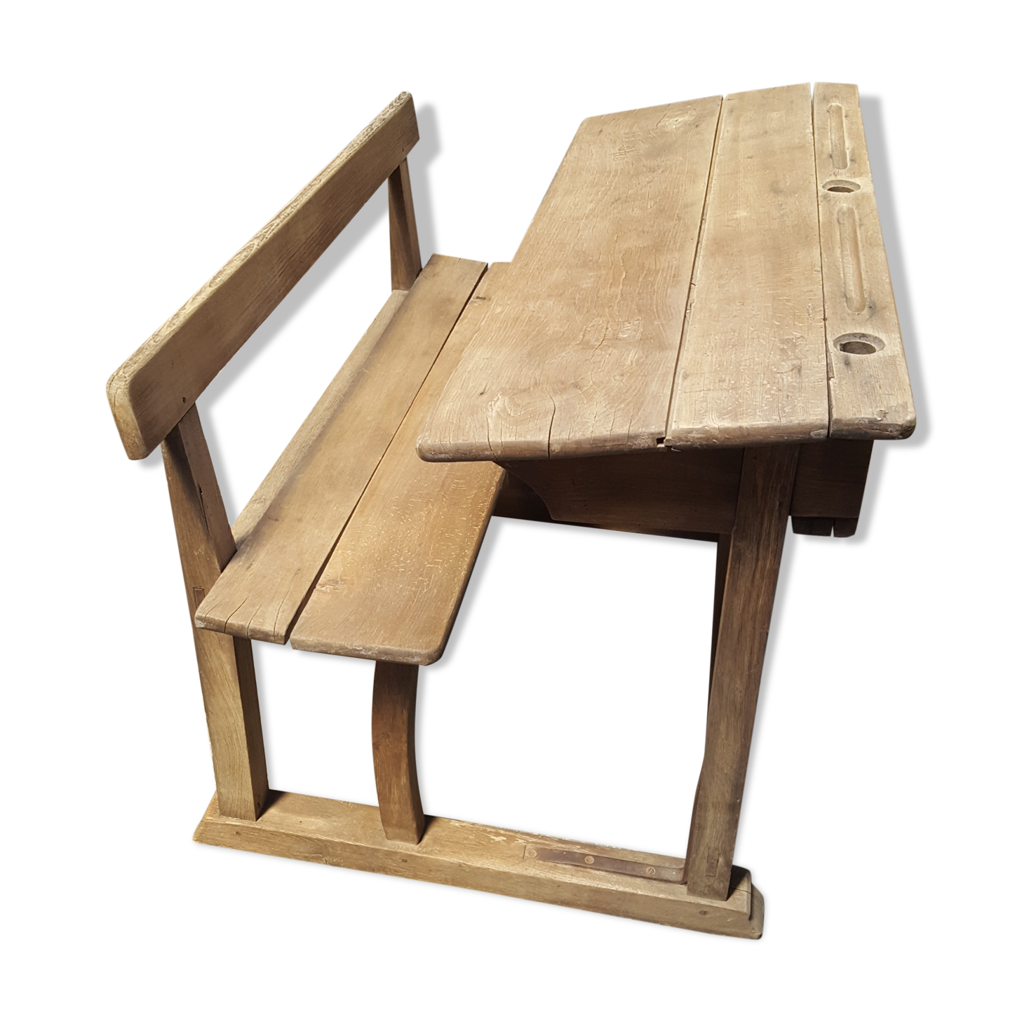 Table with period school bench