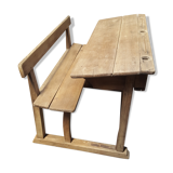 Table with period school bench