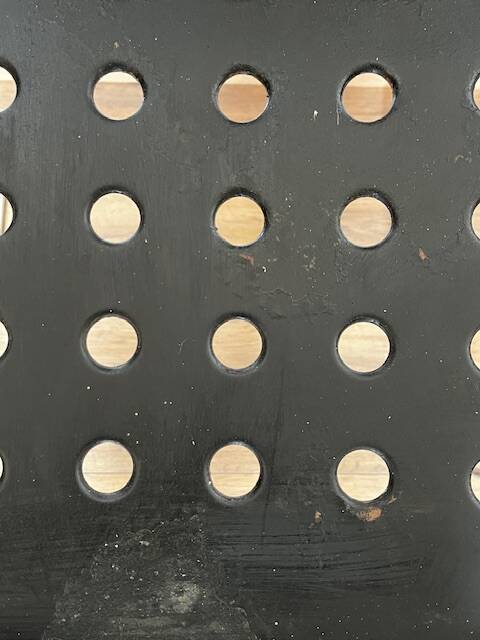 Set of 4 Black Omstak Chairs by Rodney Kinsman for Bieffeplast