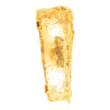 Set of 3 large angular wall sconces in Murano glass by Hillebrand, Germany, 1960s.