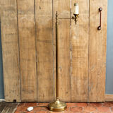 Articulated brass floor lamp
