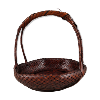 Japanese bamboo basket 1960