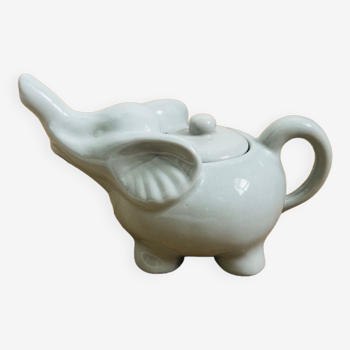 Grey lipton elephant teapot