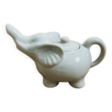 Grey lipton elephant teapot