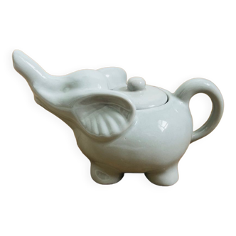 Grey lipton elephant teapot