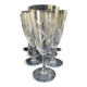 8 champagne flutes - cut crystal – cristalleries royales de champagne