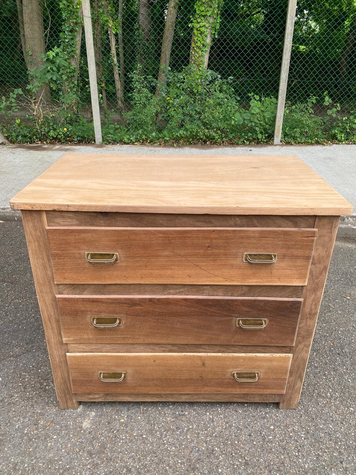Renovated teak and veneer commode from the 1950s.