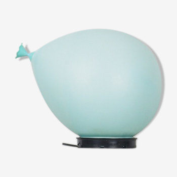 Lampe de table vintage blue balloon par Yves Christin pour Bilumen, années 1980