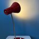 Flexible desk lamp vintage space age red