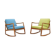Paire de rocking chair par Ole Wanscher pour France & Søn, 1950s