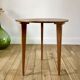 Tripod side table in wood veneer from the 50s and 60s