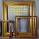 Old Napoleon III mirror in ogee frame, all original 49x37 cm SB