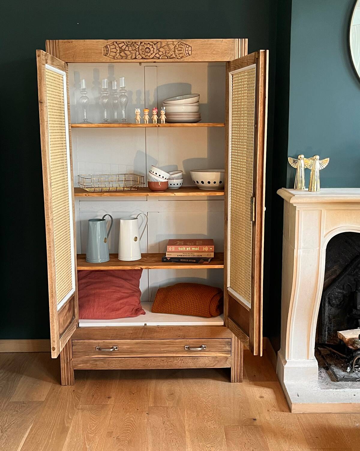 Armoire art déco rénovée