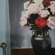Painting Bouquet, still life, signed Marlier