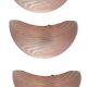 Lot de 3 appliques en verre de Murano rose des années 1970