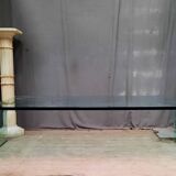 Large glass coffee table