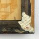 Huile sur contreplaqué, portrait d'homme en costume, fin du XIXe siècle