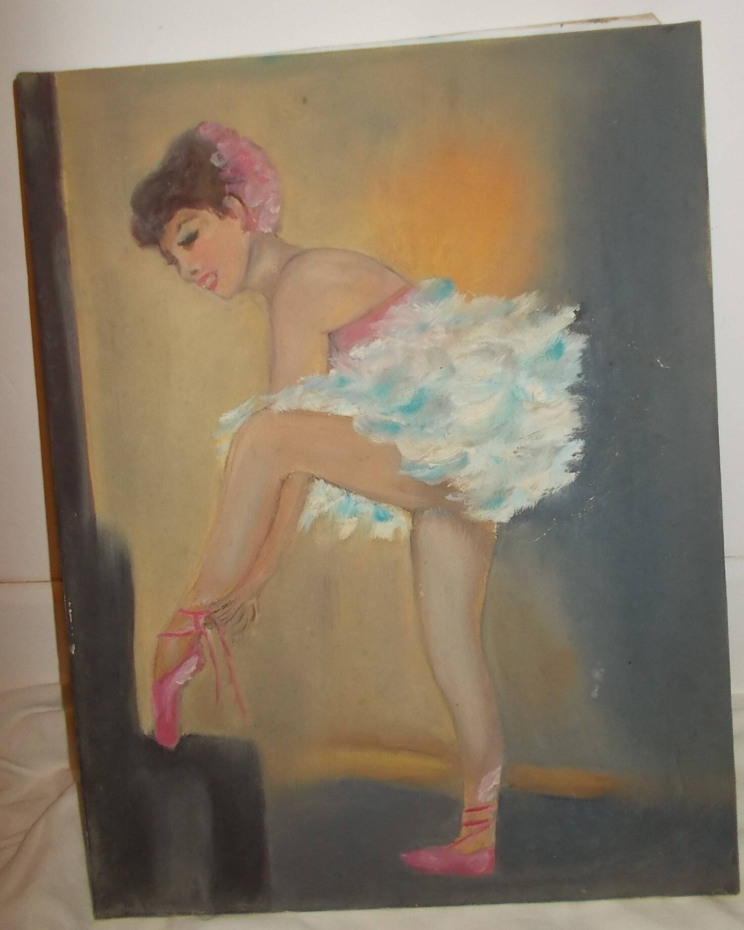 Oil on canvas dancer