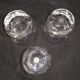 lot of 3 glass cup saint louis crystal massenet