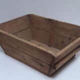 Wooden box trapezoidal