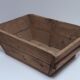 Wooden box trapezoidal