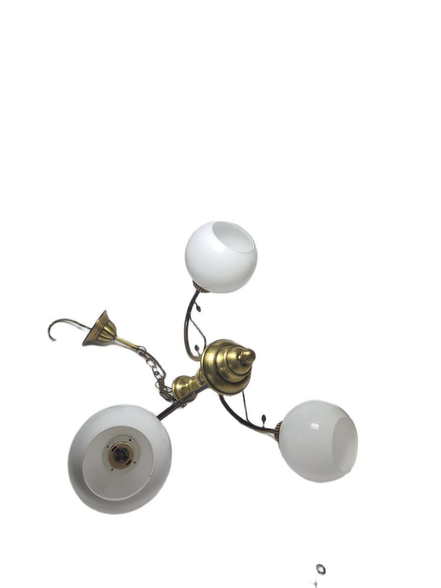 Vintage Art Nouveau chandelier, Poland, 1970s