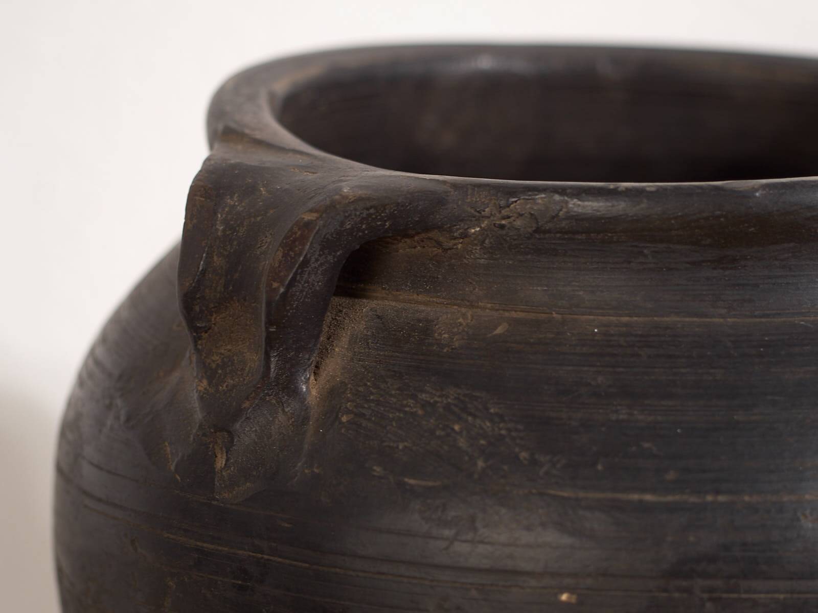 Small antique dark-colored vase (circa 1900) #1