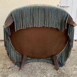 Toad armchair Flocked Velvet 1960