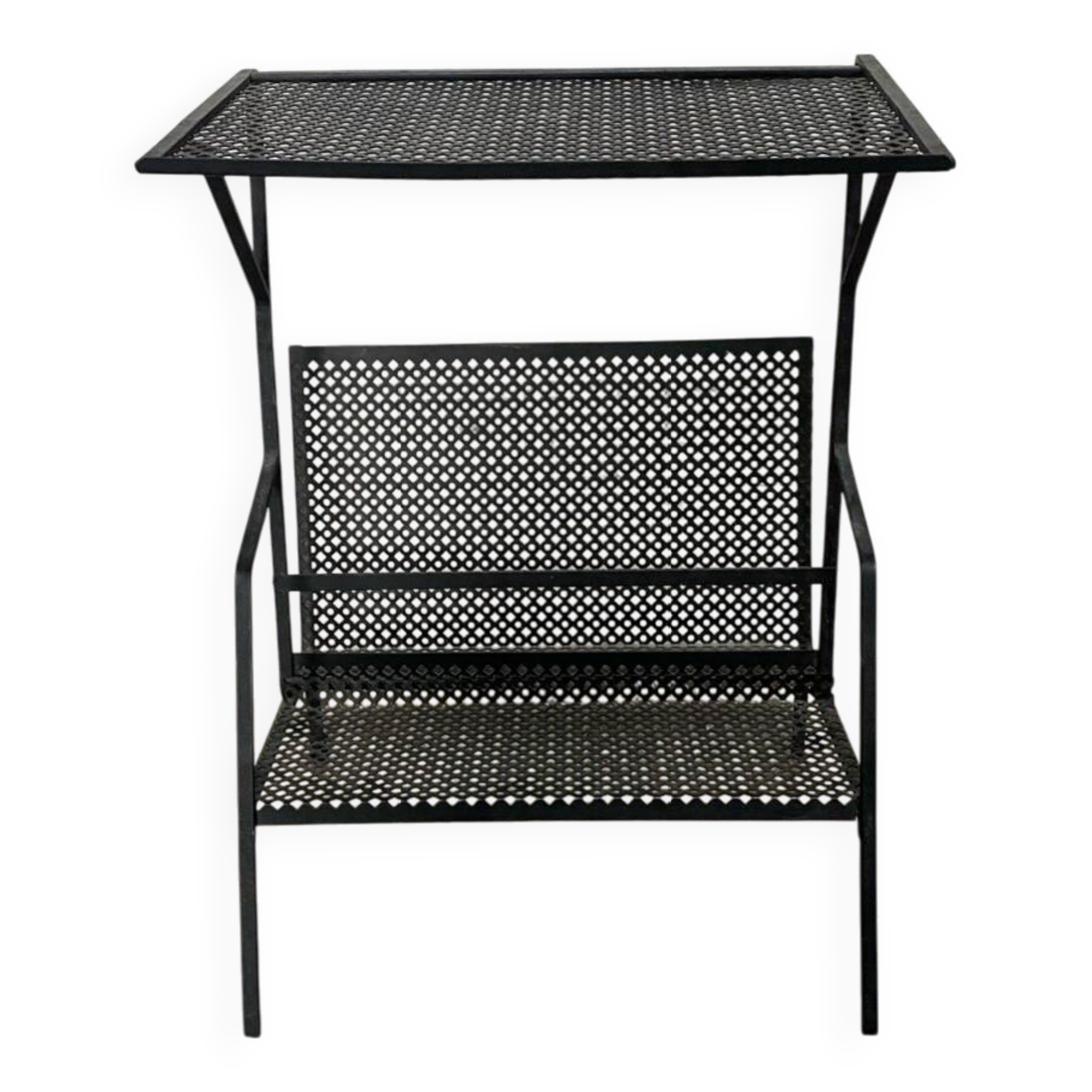 Mathieu Matégot style magazine rack