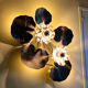 Large water lily wall lamp from the Florart house, 1960s-1970s