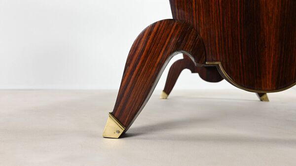 Table de Salle à Manger Art Déco en Palissandre. France, C.1930