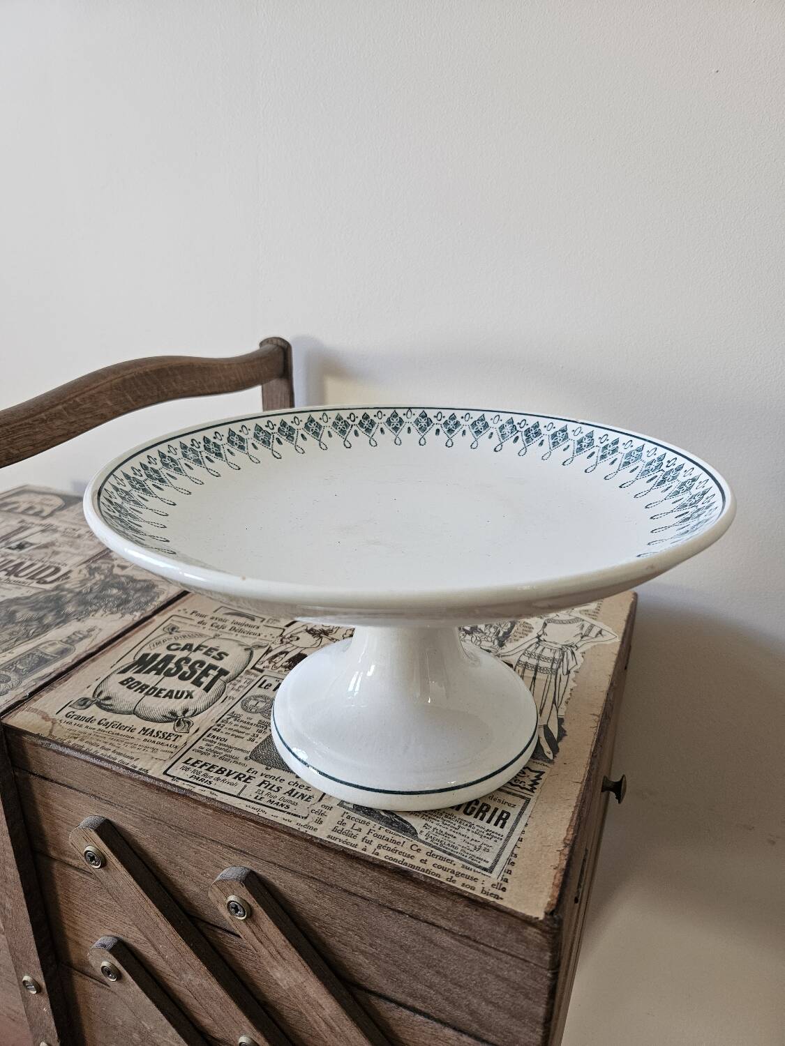 Old St Amand fruit bowl