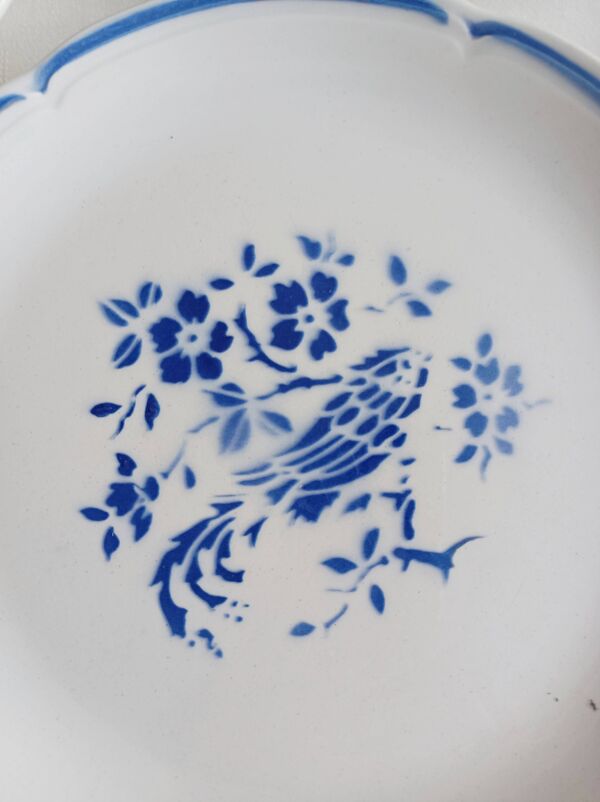 Lot de 10 assiettes plates Moulin des loups, Alain