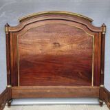 Napoleon bed in mahogany and gilded brass, Empire style