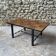 Table basse plateau bois marqueté