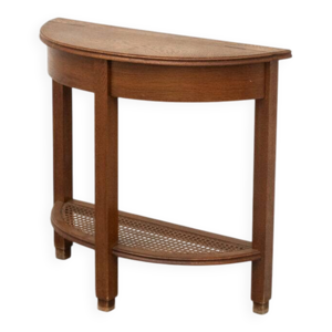 Table console en chêne