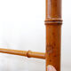 Vintage organic style chair in faux bamboo and caning - 1960s