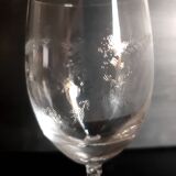 Set of 6 crystal glasses