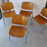 DSC-106 chairs by Giancarlo Piretti for Anonima Castelli ,1970