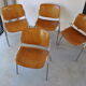 Chaises DSC-106 de Giancarlo Piretti éditées par Anonima Castelli ,1970