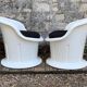 Paire de fauteuils Popptorp design K.& M. Hagberg pour Ikea 1990