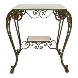 Desserte roulante art déco en