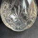 Carafe cristal soufflé et taillé
