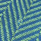 Pair of chairs low base Charles and Ray Eames, fabric Alexander Girard, ed. Herman Miller, 1970