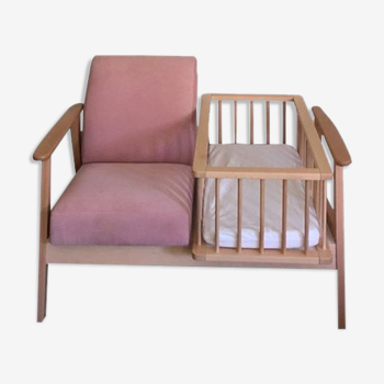 Full scalable chair - pastel pink